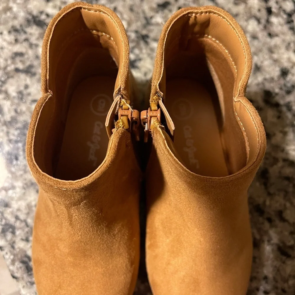 Cat & Jack Brown Suede Kids Boots